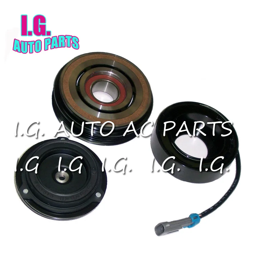

For Car Chevy TAHOE V8 4.8L 5.3L 5.7L 6.2L AC Compressor Clutch Assembly 2000-2009 AC