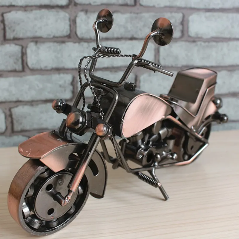 Buy Retro Vintage Motorcycle Metal Statue Make Of Iron