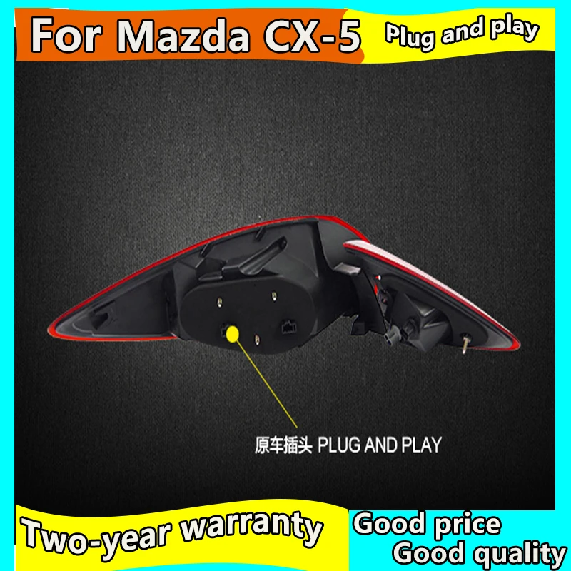 Car Styling for Mazda CX-5 Taillights 2013-2018 for Mazda CX-5 LED Tail Lamp Rear Lamp DRL+Brake+Park+Signal led lights