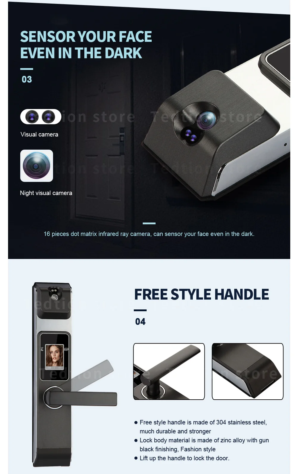 smart face door lock3