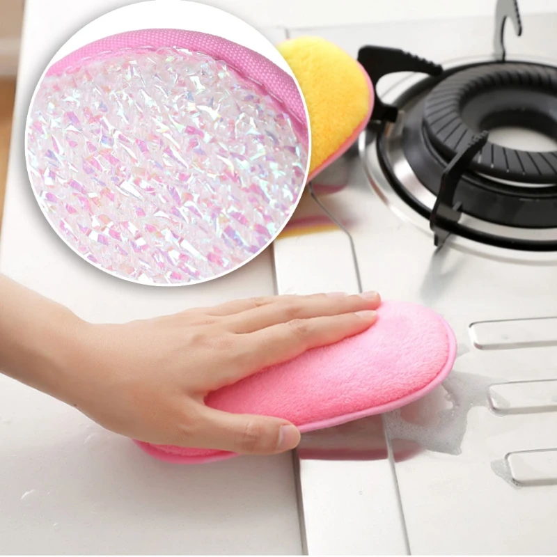 Useful Multipurpose Double Sided Sponge Cleaning Dish Washing Kitchen