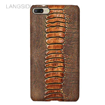

High quality Genuine Leather phone case For Oneplus 6 5 5T 7pro Half-pack hard shell drop protection cover For one plus 7T 6t
