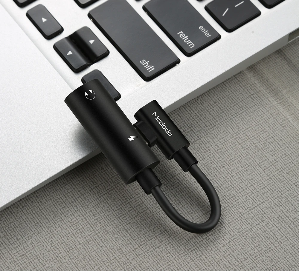 Mcdodo USB Type C Audio Cable Adapter USB C To 3.5mm Jack Splitter Earphone Adapter Aux Audio Connector for Huawei Xiaomi Redmi