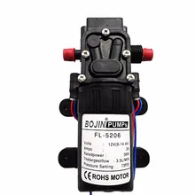 Один-винт DC12 V 73PSI 3.5L/m воды высокого Давление мембранный самовсасывающий насос караван/лодка/ RV/сад
