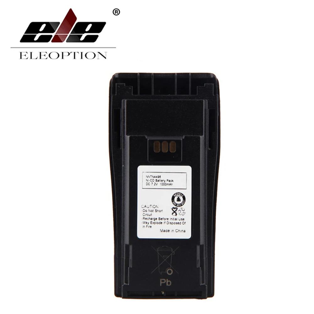 ELEOPTION 7,2 в NNTN4496AR NNTN4851 Батарея для MOTOROLA CP040 CP180 GP3138 GP3688 1000 мА/ч, черный