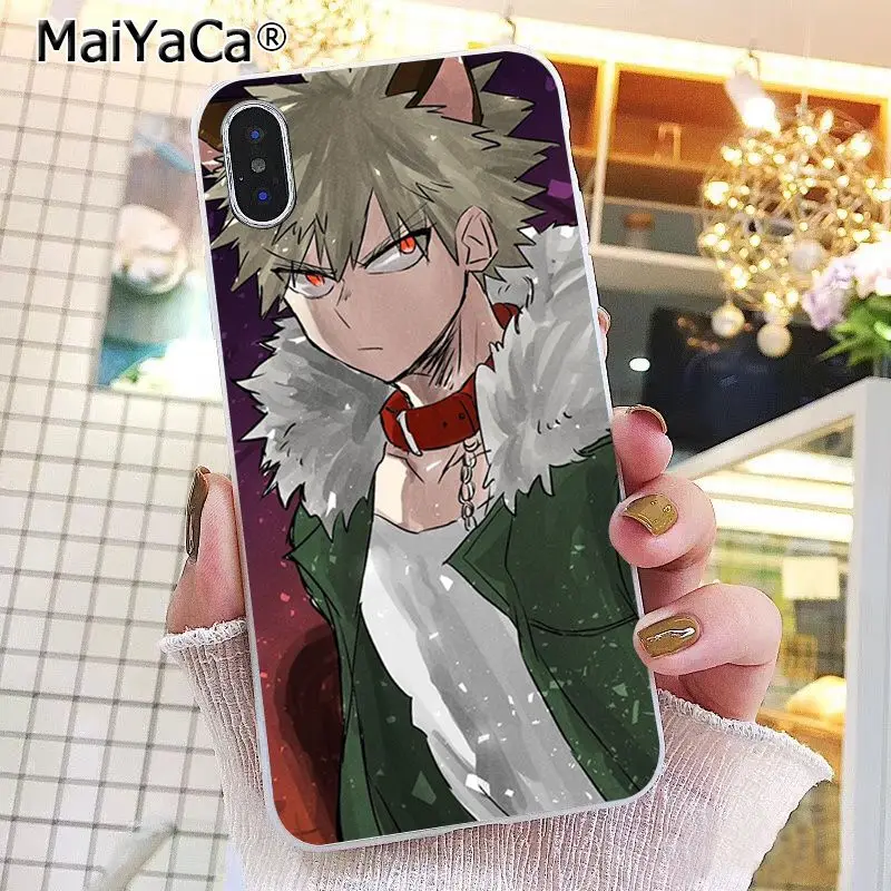 MaiYaCa аниме мой герой Academy deku bakugou Boku no Hero Academy чехол для телефона для iphone 11 Pro 8 7 6 6S Plus X XS MAX 5 5S SE XR