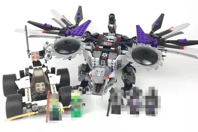 

703pcs Ninja Robot Mech Dragon Building Block Brick Figures DIY Model Toys Compatible Birthday Gift