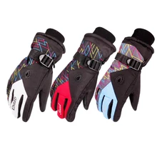 Длинные перчатки, зимние спортивные перчатки, лыжные, мужские, зимние, сноуборд, снегоходы, мотоциклетные, для верховой езды, горные, водонепроницаемые, лыжные перчатки, женские, теплые