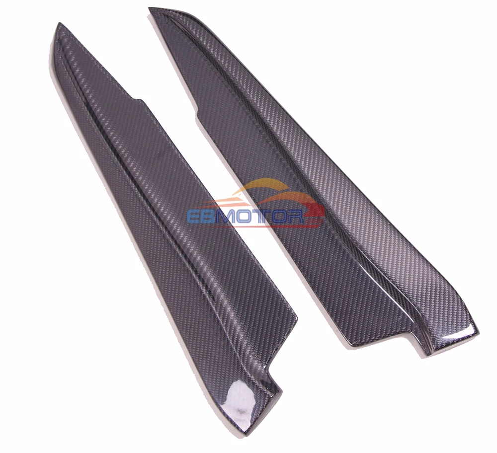 ebmotor-com Real Carbon fiber Rear Bumper Side Splitter Spoiler EXTENSIONS 1pair for BMW E92 E93 2D M3 Model 08-13  5