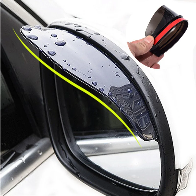 

Car Accessories Rearview Mirror Rain eyebrow Rain Cover for Volkswagen VW Jetta MK5 6 Golf 4 5 6 7 CC Tiguan Passat B5 B6 b7
