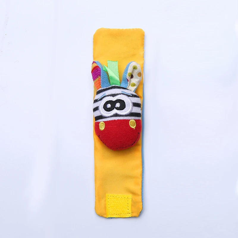 Детские носки для малышей, погремушки, погремушки на запястье и носки для ног, развивающие игрушки - Цвет: Yellow Hand