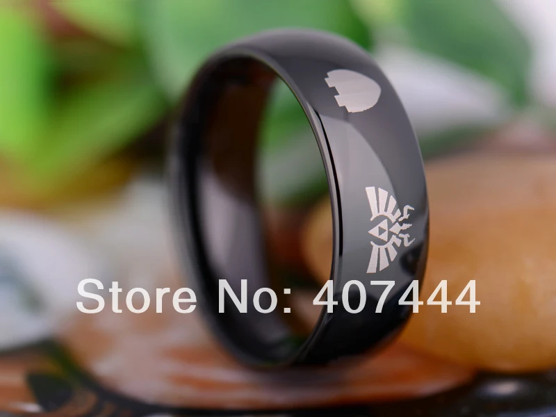 Мужское кольцо из карбида вольфрама 8 мм|wedding rings|legend of zelda ringring wedding |