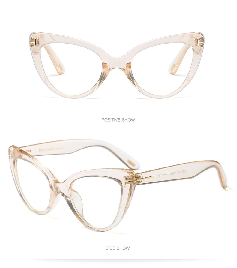 TOYEARN новые модные сексуальные женские очки для глаз кошки женские очки винтажные прозрачные очки с прозрачной оправой женские оптические очки