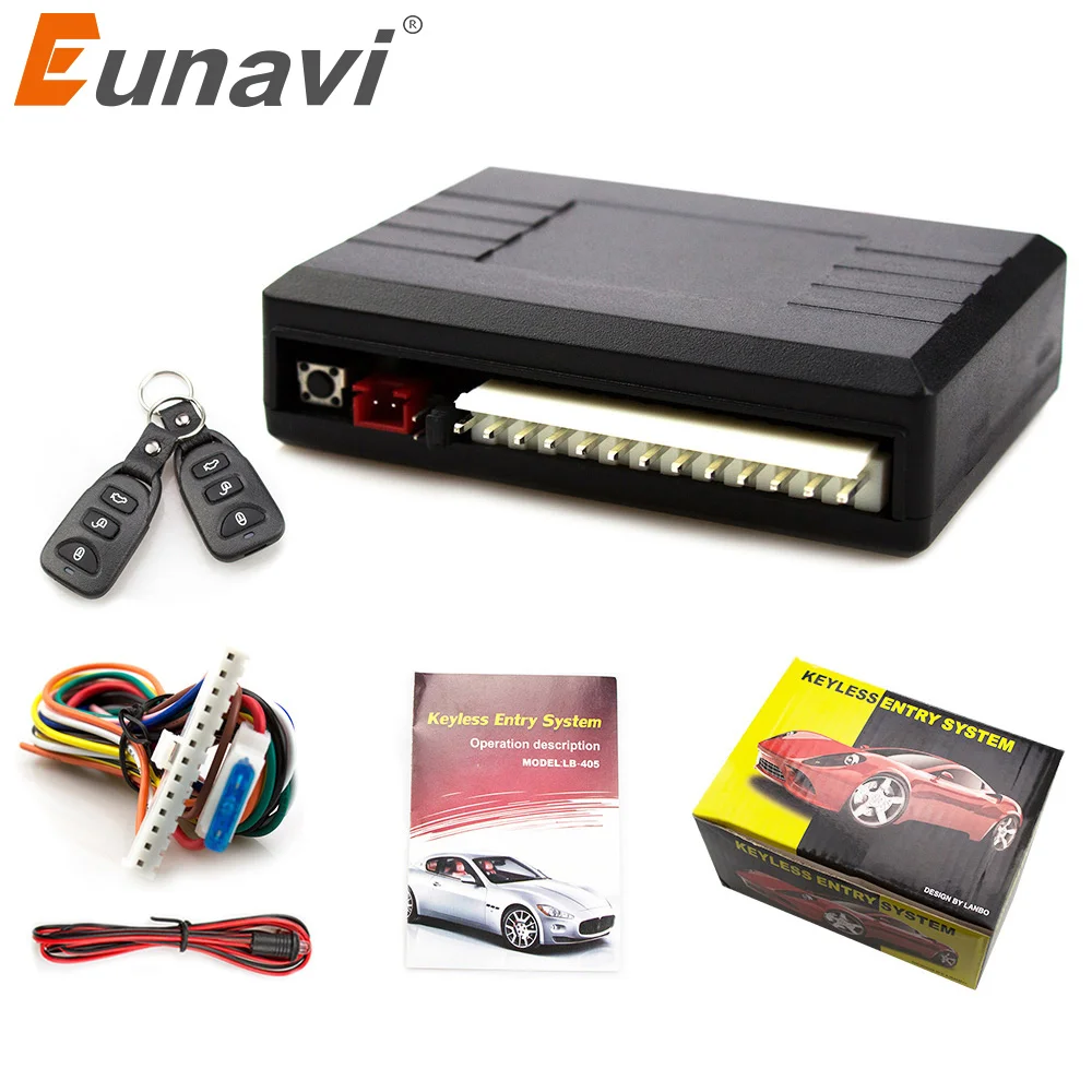 Goede 2018 Top Fashion Eunavi Universele Auto Centrale Kit Deurslot Voertuig Keyless Entry Systeem Hot Wereldwijd