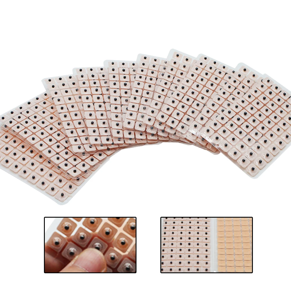 600Pcs/lot Magnets Plated Seeds Sticker Paste Ear massage seed for Acupoint Therapy Acupuncture massager D089 600Pcs/lot Magnets Plated Seeds Sticker Paste Ear massage seed for Acupoint Therapy Acupuncture massager D089
