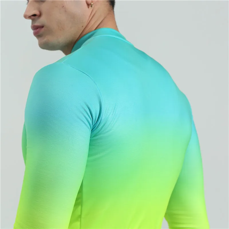 2019 men bike clothing winter fleece long sleeve fluorescent cycling jersey high quality comfortable Triathlon tights custom 2019 men bike clothing winter fleece long sleeve fluorescent cycling jersey high quality comfortable Triathlon tights custom