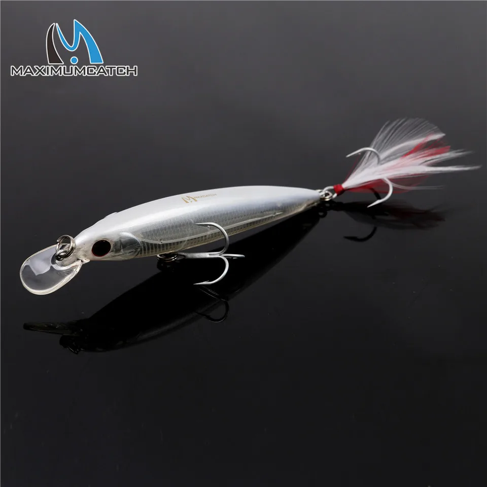 Maximumcatch Top Water Minnow Бас Рыболовные Приманки 95 мм/11 5 Гард рыболовные приманки с VMC