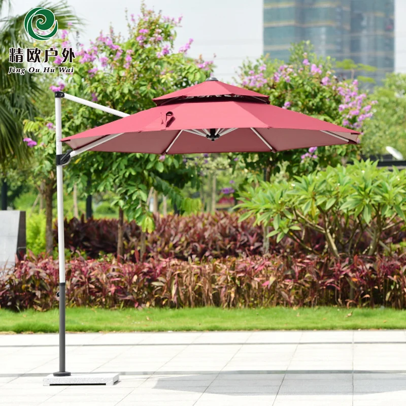 Rome outdoor patio umbrellas garden terrace stall leisure fishing