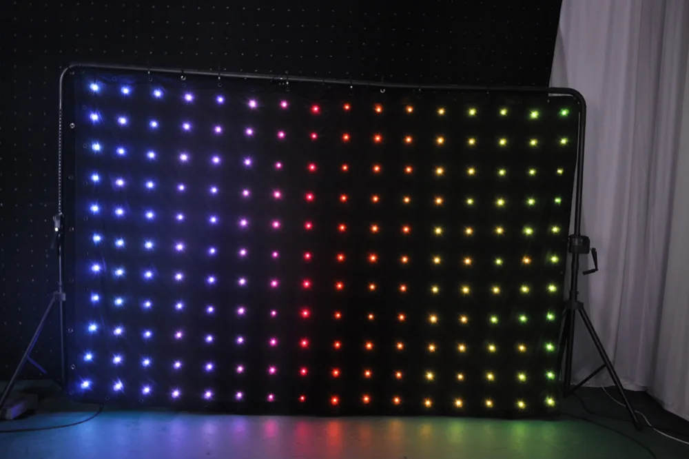 Led Video Curtain Led Backdrop Motiondrape Led Dj Effect Lighting