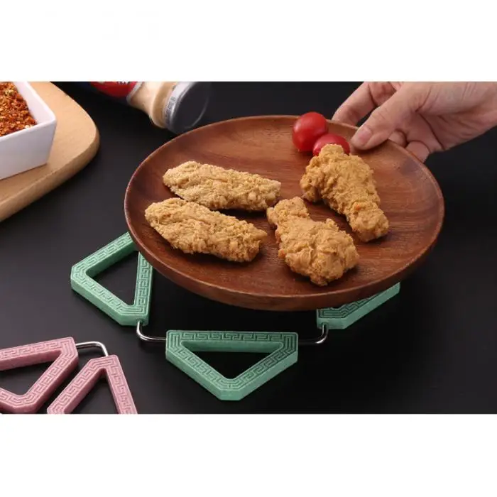 Adjustable Table Insulation Mat Heat Pad Placemat Foldable Tray Pot Dish Holder UD88