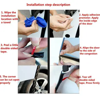 

Rubber Sealing Strip Boot Protector Flexible Waterproof Door Accessories