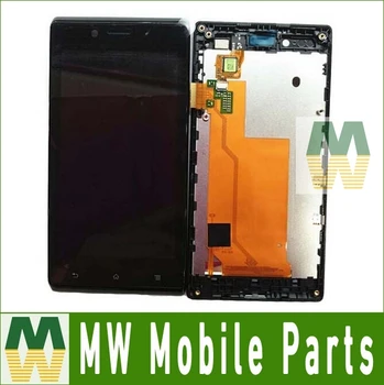 

1PC /Lot LCD Display +Touch Screen With Frame For Sony Xperia J ST26 ST26i Black Color