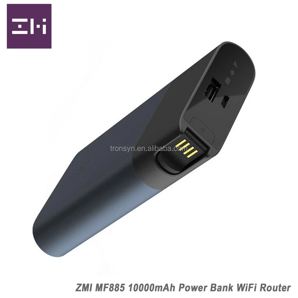 ZMI MF885 3G 4G Power Bank WiFi Router With 10000mAh Battery And Support QC2.0 Fast Charge