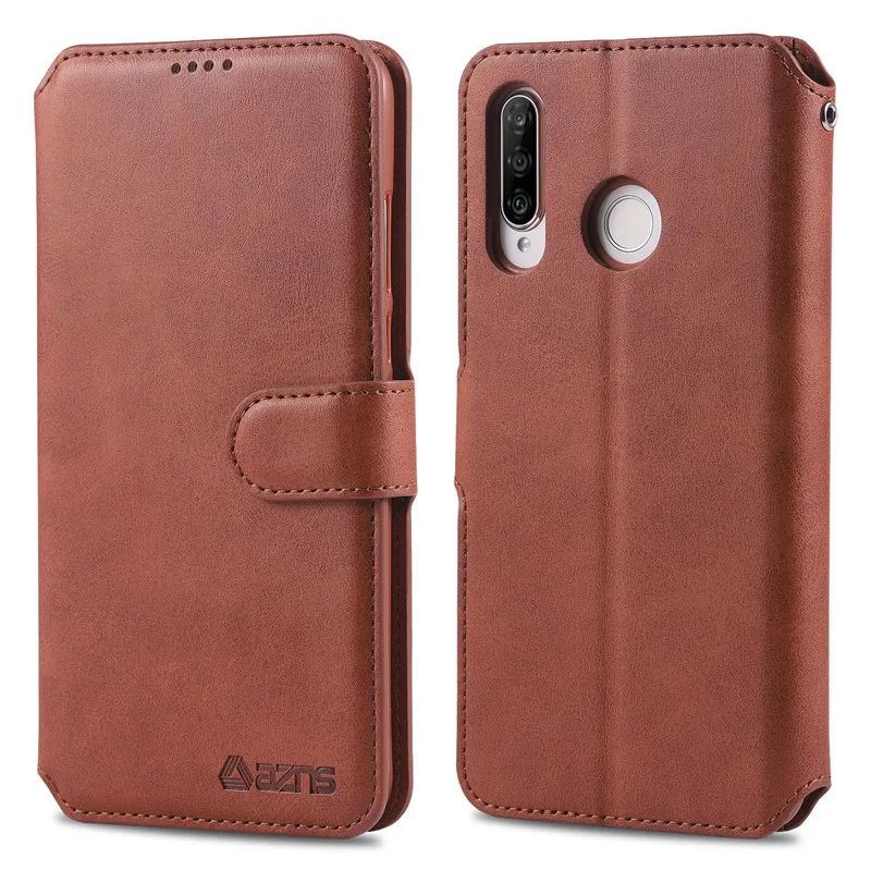 

Luxury Vintage Case For Huawei P30 Pro Case Leather Flip Cover Huawei P30 Pro Case Wallet Stander For Huawei P30 Lite Cover