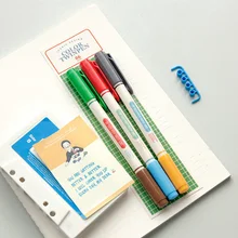 Гелевая ручка импорт из Южной Кореи цветная гелевая ручка 0,4 мм гелевая ручка 3 шт набор гелевая ручка