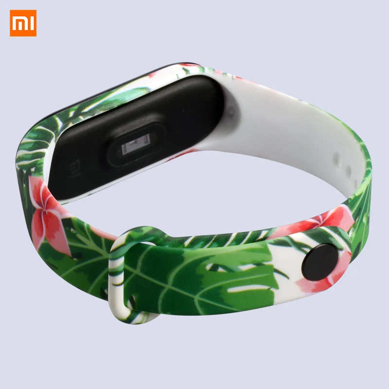 Спортивный фитнес браслет для Xiaomi Mi Band 3 модные часы с милым силиконовым ремешком
