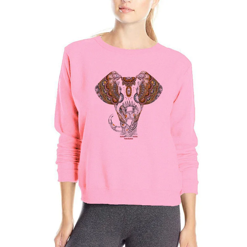 The cool elephant hoodie painted woman Clearance