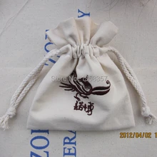 100 шт/партия) высокое качество джут/Лен шнурок мешок ювелирных изделий для аксессуаров/наушников, размер быть настроен, много цветов