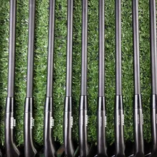 Men black 0311XF GEN2 iron golf forged iron golf club 3-9, W, G,S,L a set of 11 R / S head cover steel rod free shipping