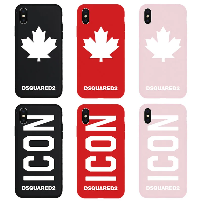 Brand NEW Dsquared ICON Maple Leaf Soft Case for iPhone