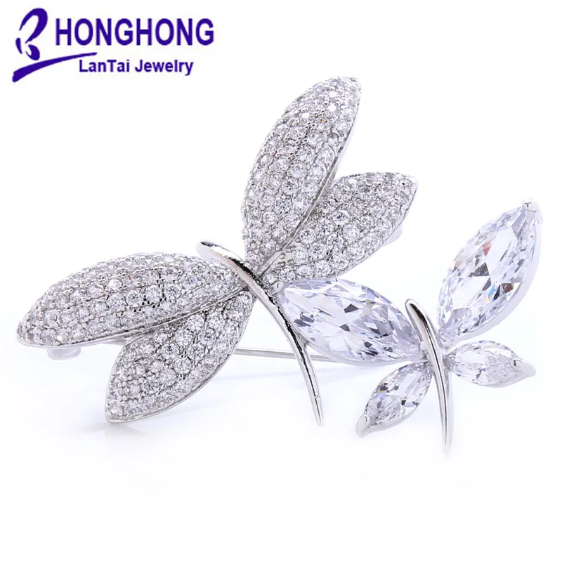 

brand quality crystal scarf brooch Rhinestone Jewelry Brooch Pin Bridal Wedding Crystal Animal dragonfly Brooch Jewelry #WX8002