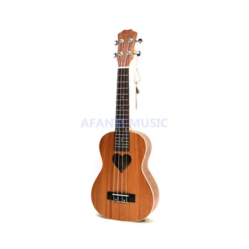 

Afanti Music 21" Sapele Top Heart-Shaped Small Ukulele