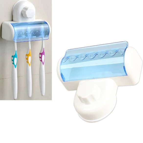 Unihome милый 5 набор для дома ванной зубная щетка всасывающий держатель Подставка Кронштейн Пластиковый
