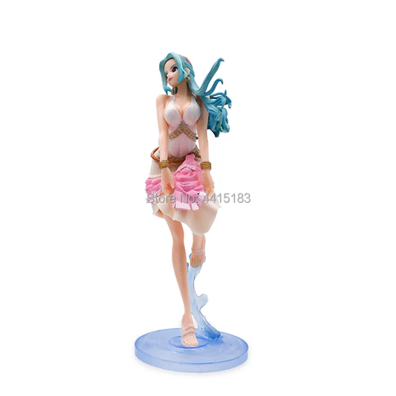 25 cm Anime One Piece  Nefeltari Vivi PVC Action Figure Doll Collectible Model Baby Toy Christmas Gift For Children