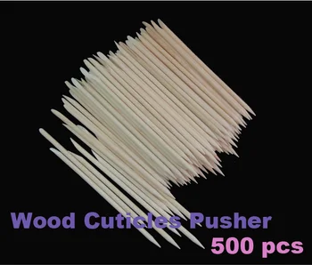 

Nail Art Pedicure Orange Wood Stick Cuticle Pusher Remover 3.5'' 500 pcs