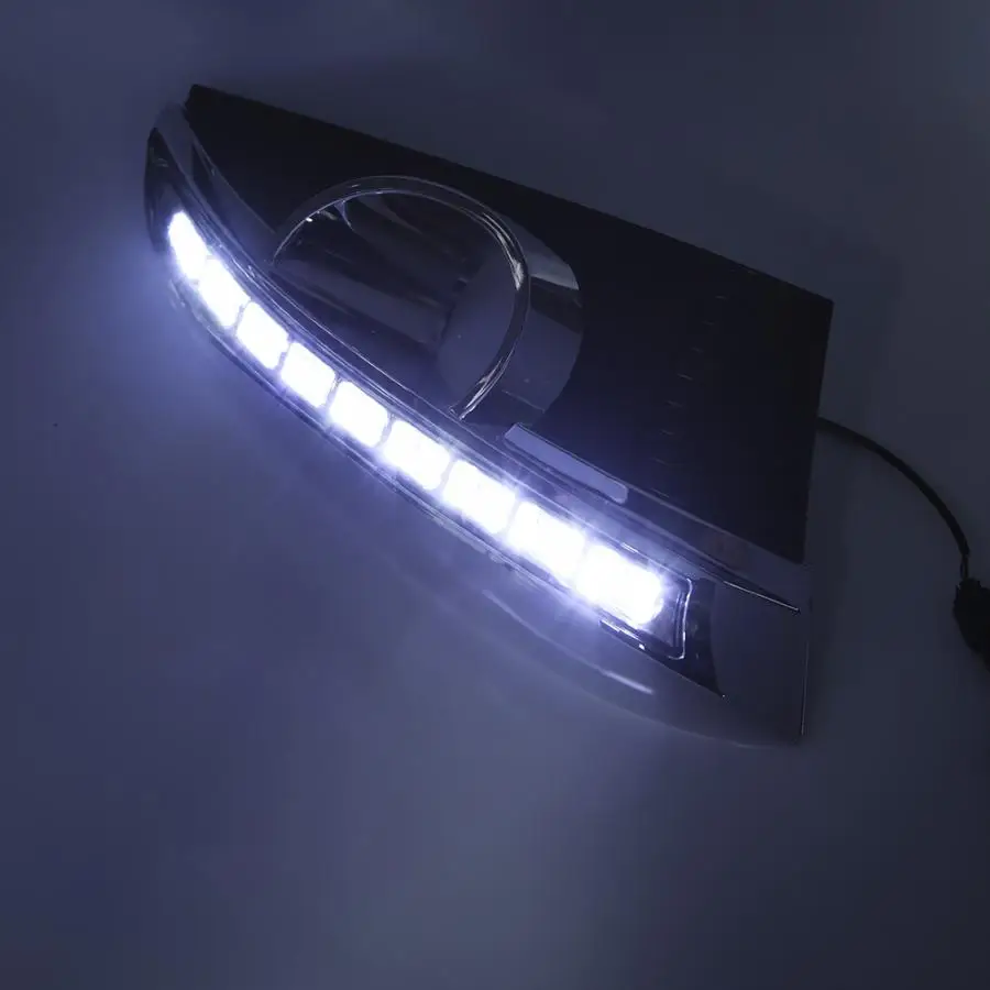 1 пара Автомобильных СВЕТОДИОДНЫХ дневных ходовых огней DRL 3 цвета Светодиодная