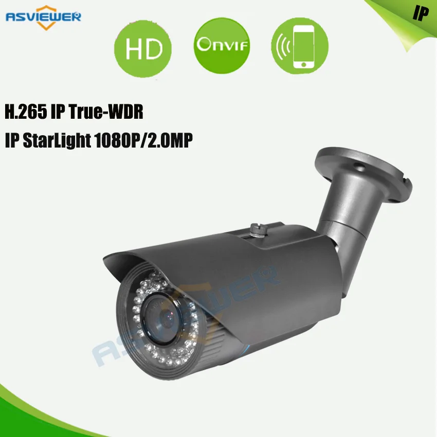 

H.265 True WDR Sony Star light 2MP IMX290 Sensor IP Camera 42pcs IR Outdoor Waterproof Star light IP Camera AS-IP8407SD