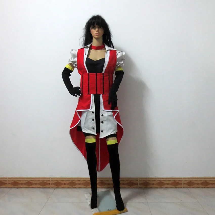 Yu Gi Oh Akiza Izinski Christmas Party Halloween Uniform Outfit Cosplay Costume Customize Any 