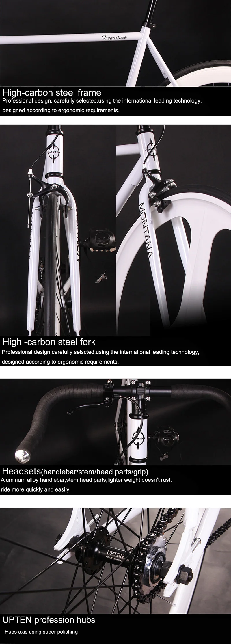 Best Fixed gear bike  Magnesium Alloy Wheel 3 spokes fixie Bicycle700C wheel 70mm Rim  52cm frame BIKE Complete Road Bike 5 Best Fixed gear bike  Magnesium Alloy Wheel 3 spokes fixie Bicycle700C wheel 70mm Rim  52cm frame BIKE Complete Road Bike 5