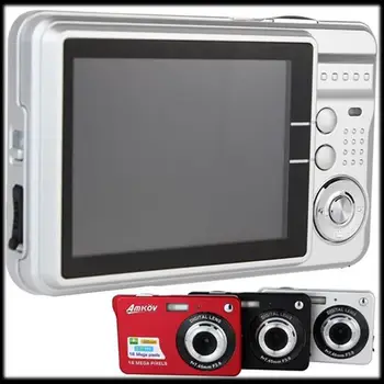 

by DHL or EMS 20 pieces HD Digital Camera 16MP 2.7" TFT 4X Zoom Smile Capture Anti-shake Video Camcorder alloy