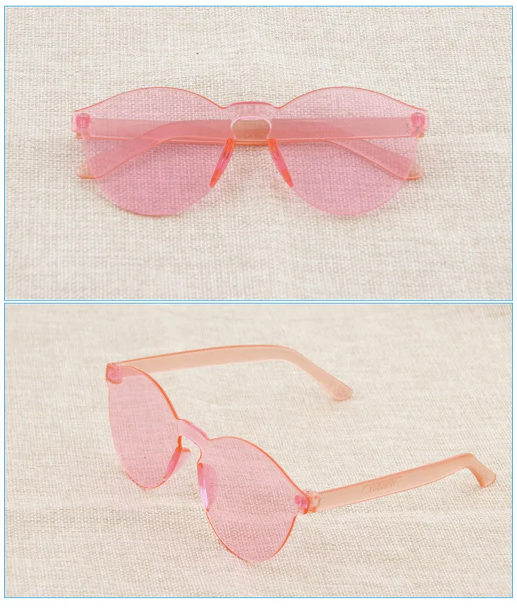 ASOUZ 2018 new stylish transparent colored round sunglasses boys and girls oval retro children's luxury brand UV400 glasses (10)