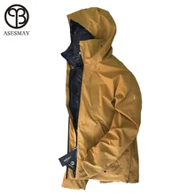 Asesmay/Новое поступление, мужской пуховик, зимние парки, мужские пуховики на белом утином пуху, подкладка из гусиного пера, отстегивающиеся толстые теплые куртки