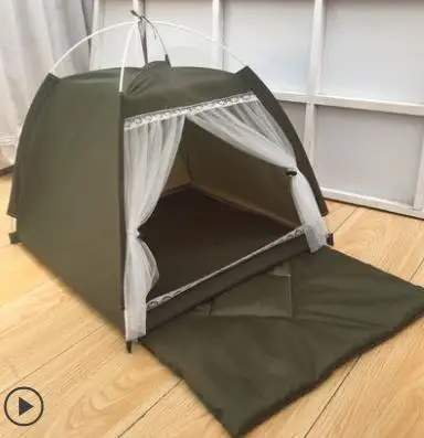 2018 New style summer portable foldable pet tent playpen outdoor Indoor tent for cat small dog puppy tents cats nest toy house