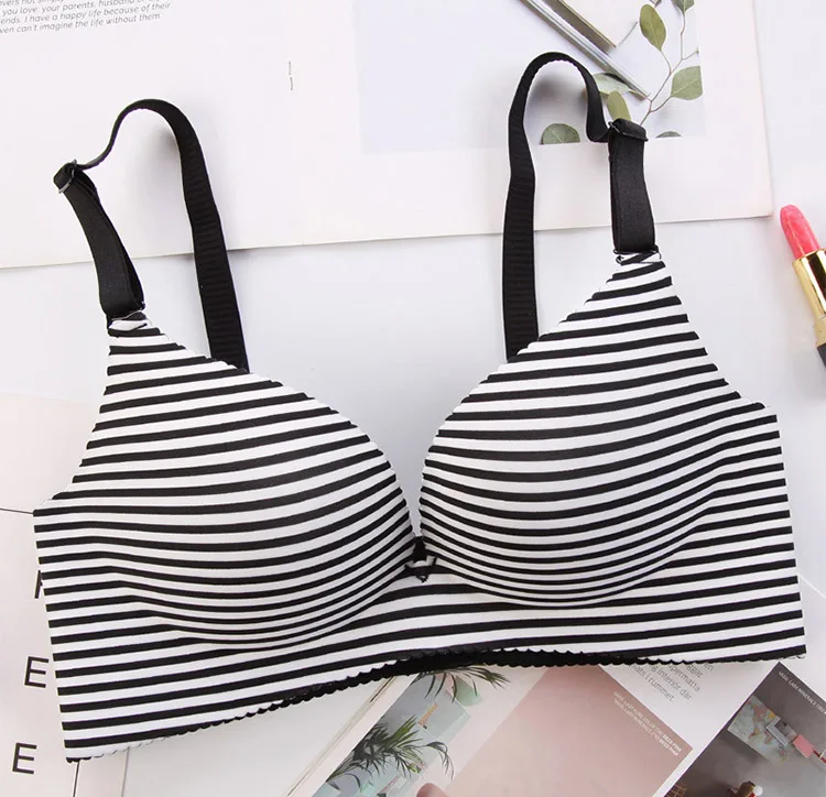 

Sexy Seamless Brassiere Wire Free Push Up Bras for Women Plunge T-Shirt Bra