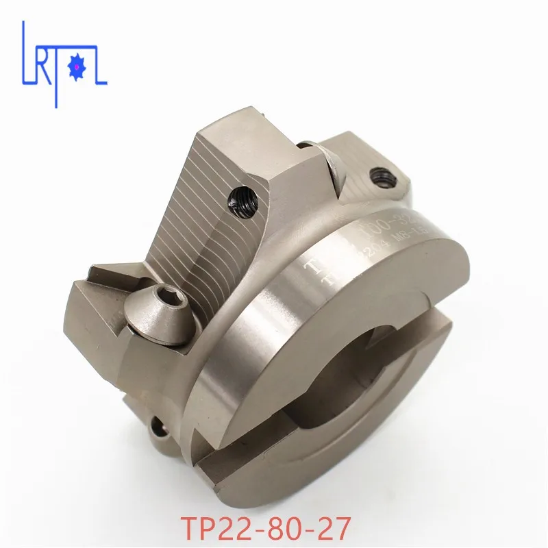 TP22 80 27 90 Degree Right Angle Shoulder Face Mill Head CNC Milling Cutter,milling cutter tools