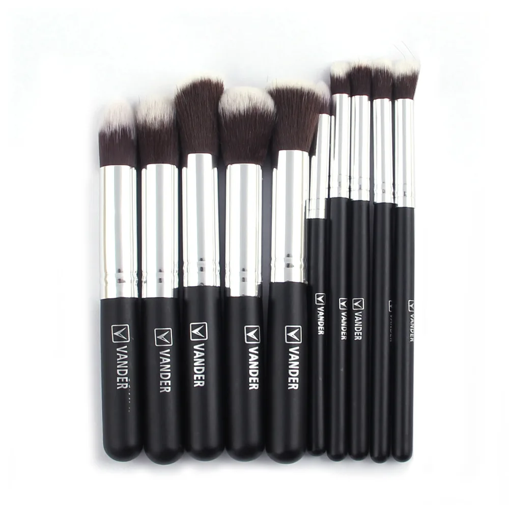 Powder Blush Contour Foundation Brush For Face Makeup Brush Set Pincel Maquiagem 10 Pcs Cosmetic Make Up brushes Set 6 Colors